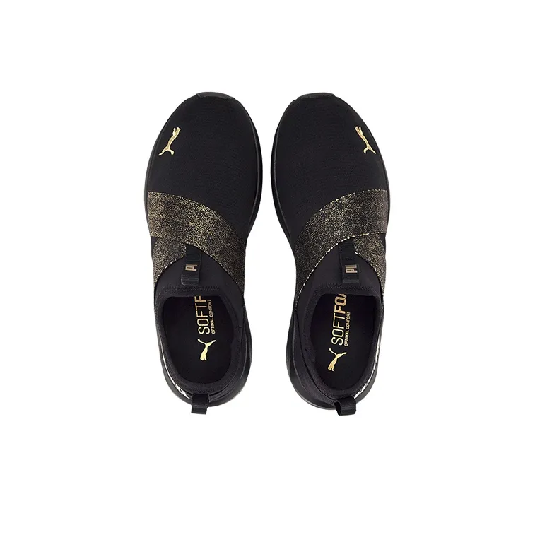 PUMA Prowl Slip on Metallic Low top Running Shoes Black Women's-3