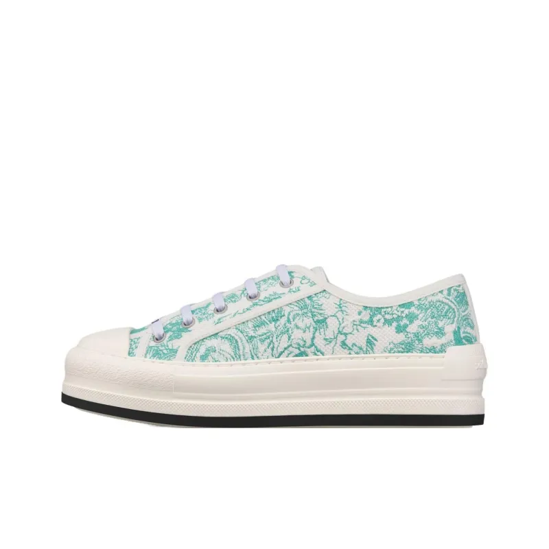 DIOR Dioriviera Low Top Skateboard Shoes Women's Mint Green-0