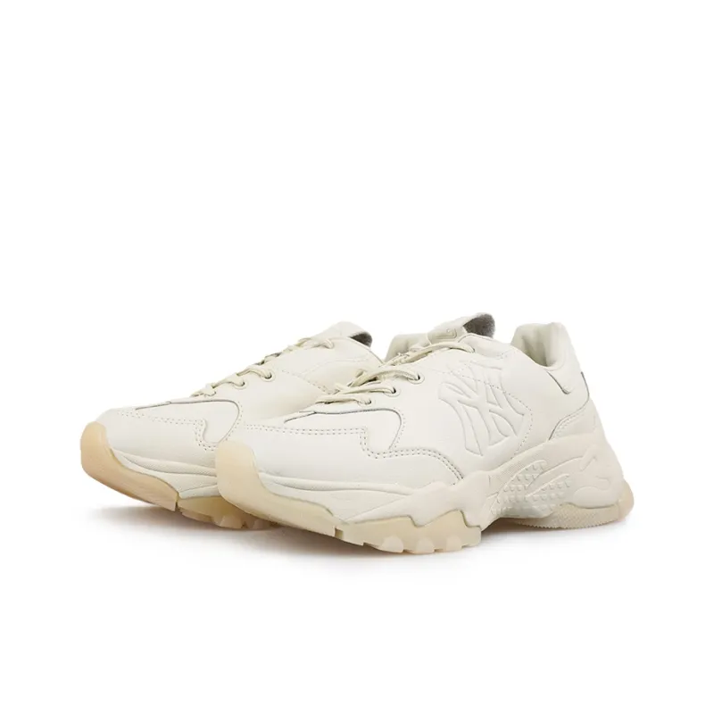 MLB Big Ball Chunky Chunky Sneakers Unisex Low Top White-2