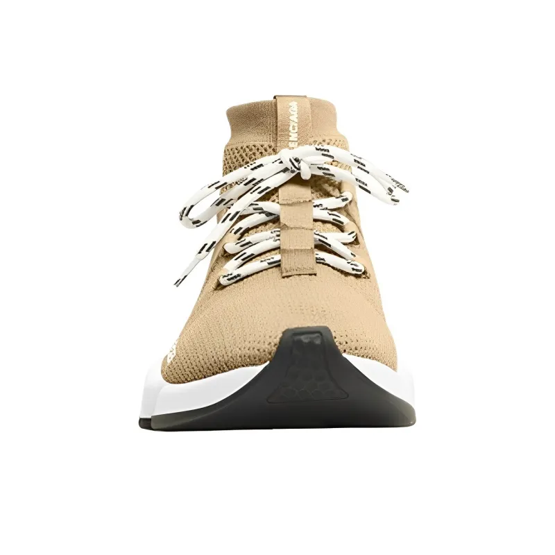 Balenciaga Women's Speed Lace Up Trainer 'Beige'-3