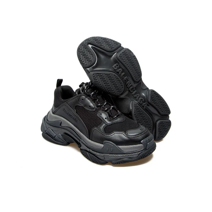Balenciaga Triple S Black Metallic-4