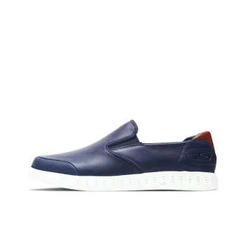 Skechers ON THE GO Glide Cushioning Anti-Slip And Wear-Resistant Low-Top Sports Casual Shoes Men's Navy