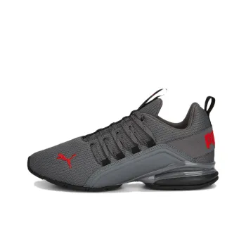 PUMA Axelion Refresh Anti-Slip Wear-Resistant Low-Top Running Shoes Gray