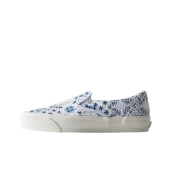 Vans Og Classic Slip On Lx Kith For Vault Azulejo Tile