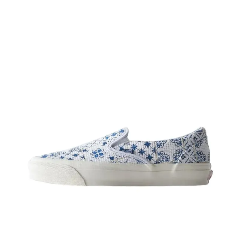 Vans Og Classic Slip On Lx Kith For Vault Azulejo Tile-0