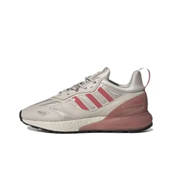 Adidas Originals ZX 22 Boost 2.0 Lightweight Wear-resistant And Non-slip Low-Top Running Shoes Women's Gray Red