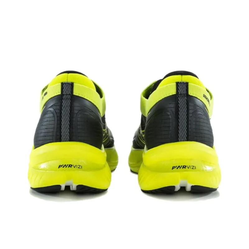 Saucony Slay Durable Breathable Low Top Carbon Plate Training Running Shoes Unisex Yellow Black-3