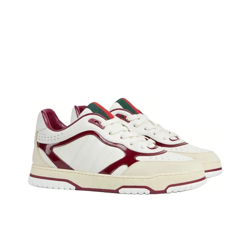 GUCCI Re Web Sneaker 'White Rosso Ancora'-2