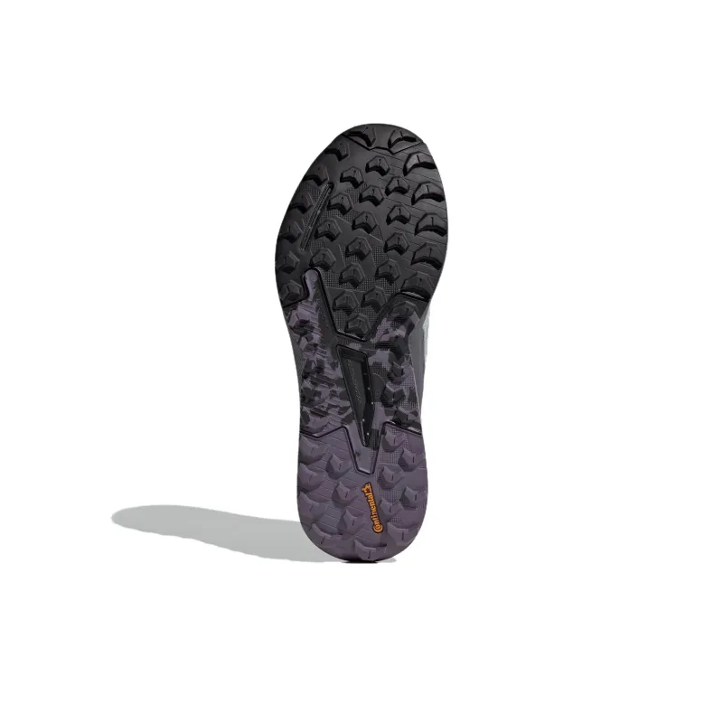 Adidas Terrex Agravic Flow 2.0 Slip Resistant, Abrasion Resistant Cushioning Low Top Trail Running Shoes Women's Gray-4