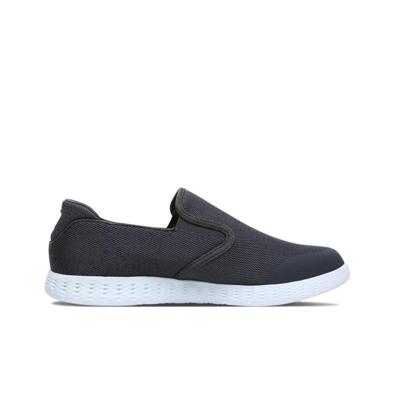 Skechers ON THE GO Glide Cushioning Anti-Slip And Wear-Resistant Low-Top Sports Casual Shoes Men's Charcoal Gray-1