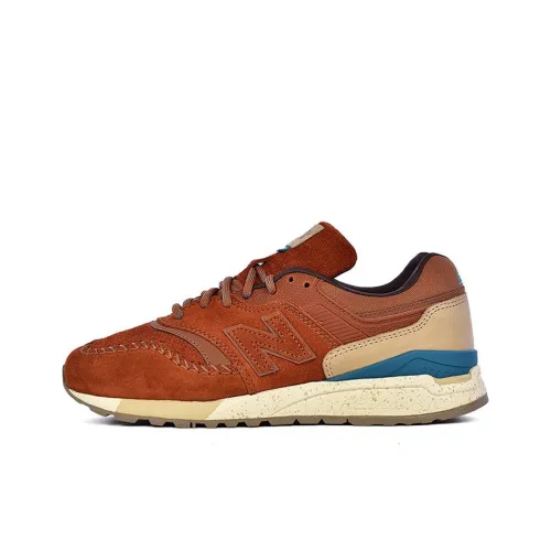 New Balance Running Shoes Men Low-Top Brown