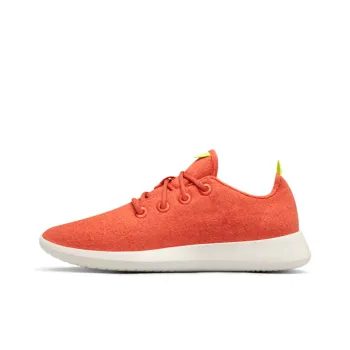Allbirds Wool Runner Slip-Resistant Breathable Low-Top Sports Casual Shoes Women's Orange