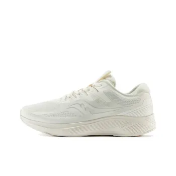 Saucony Lancer Cushioning Anti-Slip And Wear-Resistant Breathable Rebound Low-Top Training Running Shoes Unisex White