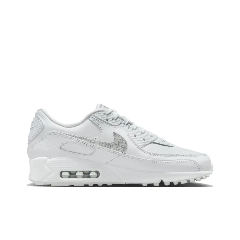 Nike Air Max 90 Se Silver Glitter Women's-1