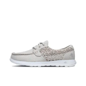 Skechers GO WALK Lite Non-slip Wear-resistant Shock Absorption Low-Top Sports Casual Shoes Women's Natural