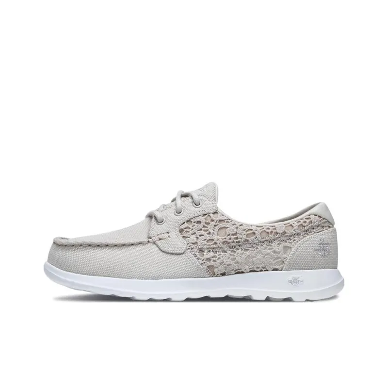 Skechers GO WALK Lite Non-slip Wear-resistant Shock Absorption Low-Top Sports Casual Shoes Women's Natural-0
