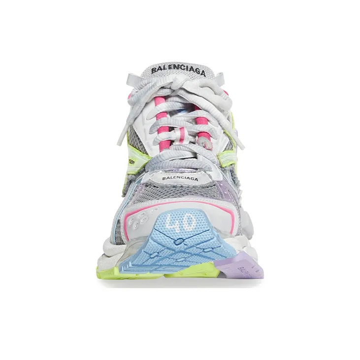 Balenciaga Women's Runner Sneaker 'Grey Light Purple'-2