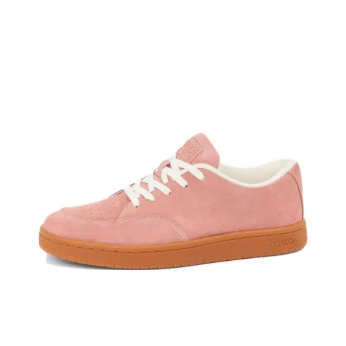 KENZO Dome Skateboard Shoes Men Low-Top Pink