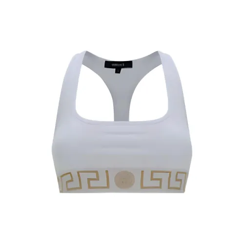 VERSACE Greca Border Scoop Neck Triangle Bra