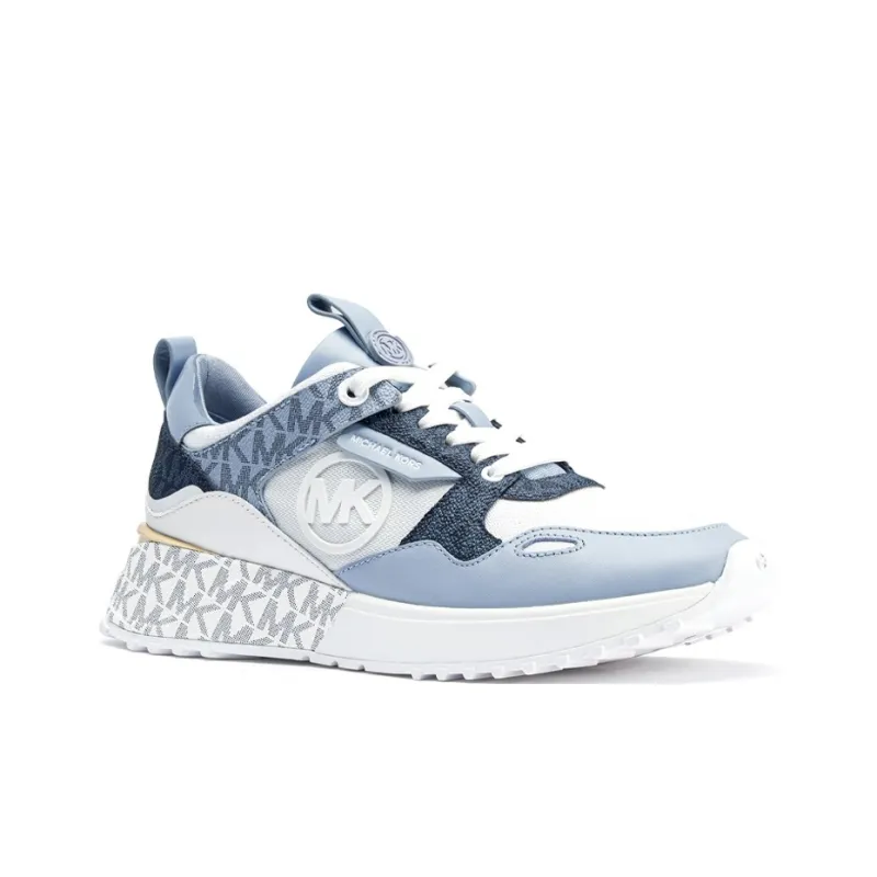 MICHAEL KORS Theo Slip-Resistant Low-Top Sports Casual Shoes Women's Blue White-1