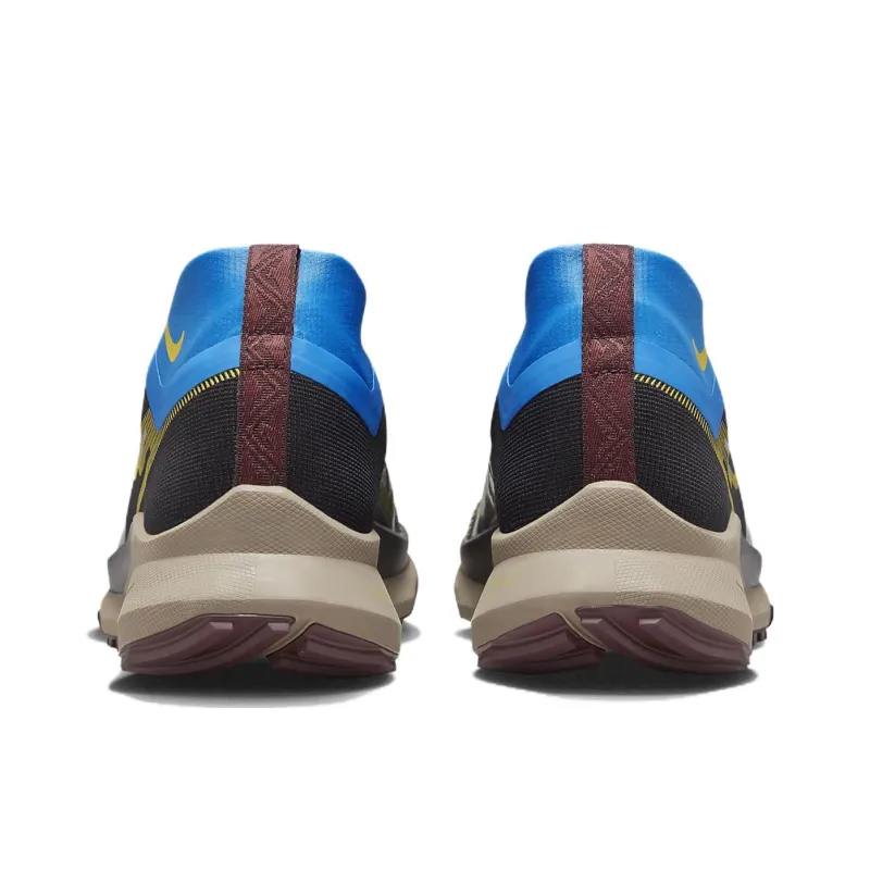 Nike React Pegasus Trail 4 Gore Tex Black Vivid Sulfur Blue-4