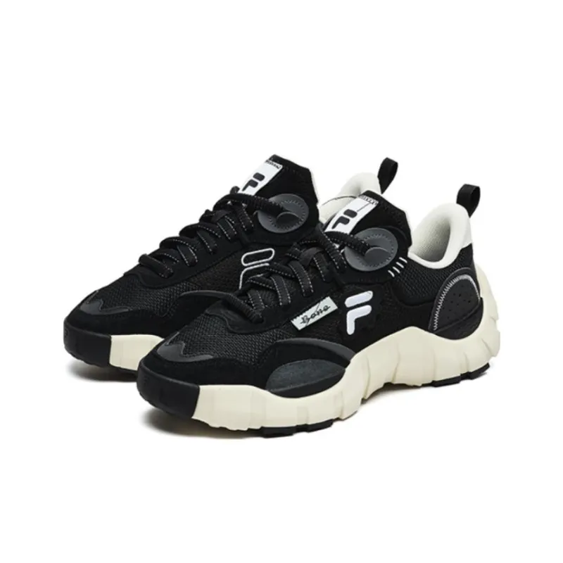 FILA FUSION X N21 Bone Sneakers 'Black White'-1
