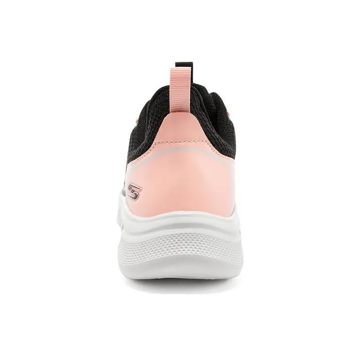 Skechers Bob's Sport Cushioning, Slip Resistant, Abrasion Resistant, Breathable Low Top Casual Shoes Women's Black Pink-2