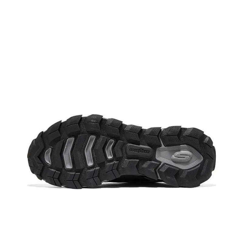 Skechers Max Protect Wear-resistant And Waterproof Low-Top Trekking Shoes Men's White Black-5