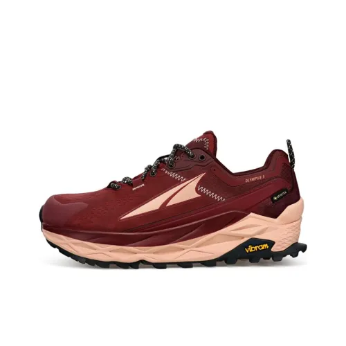 Altra Olympus 5 Running Shoes Women's Low-Top Deep Red