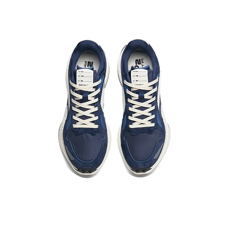 Anta Star 202 Td Low Top Running Shoes Men's White Blue-3