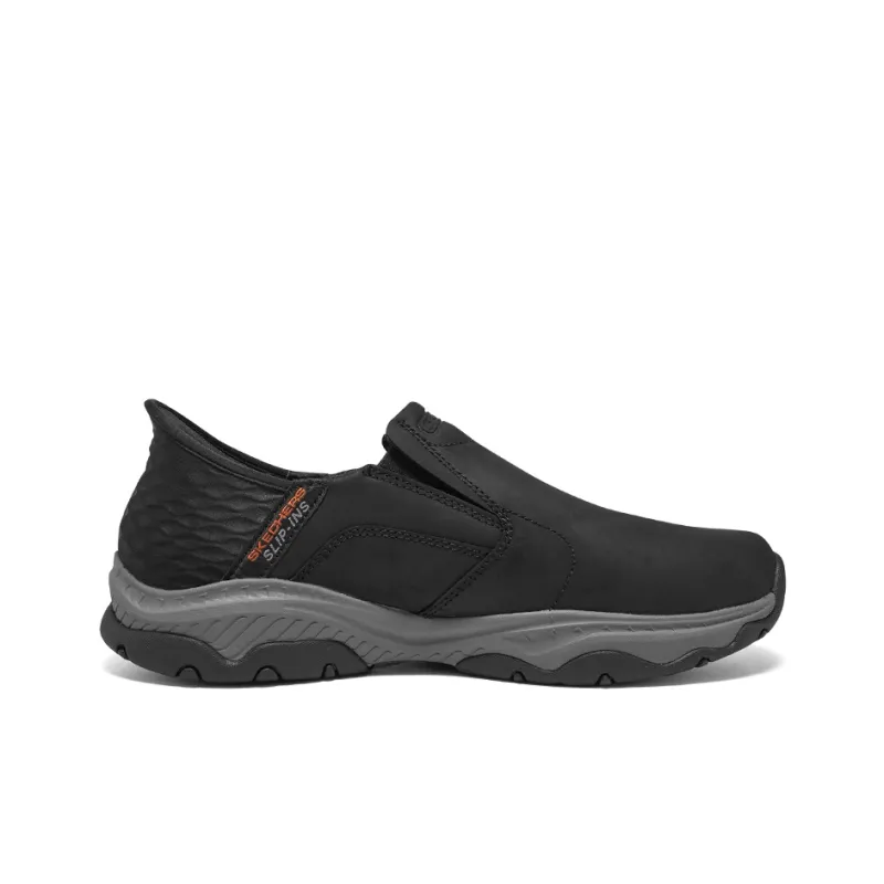 Skechers Slip ins Relaxed Fit Craster Lanigan 'Pure Black'-1