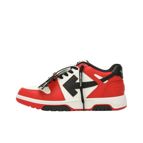 OFF-WHITE Out Of Office Casual Shoes Men Low-Top Red