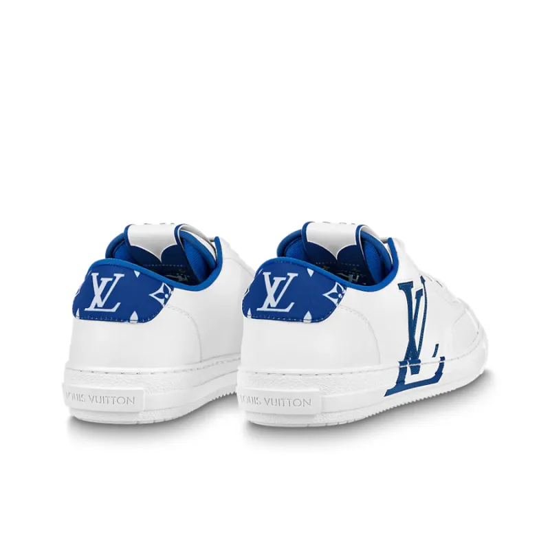 LOUIS VUITTON Charlie Sneakers 'White Blue'-3