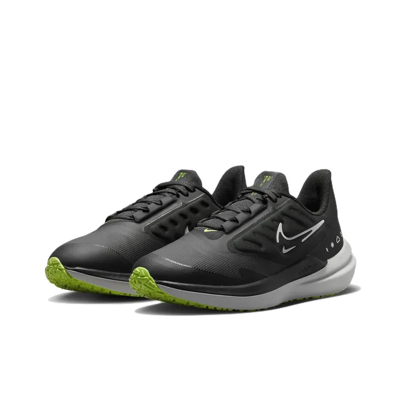 Nike Air Zoom Winflo 9 Shield 'Black White Volt' Women's-2