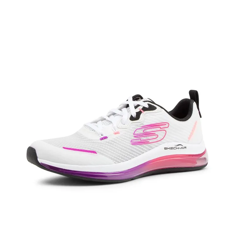 Skechers Skech-Air Element 2.0 Slip-Resistant Low-Top Running Shoes Women's White Pink Purple-2