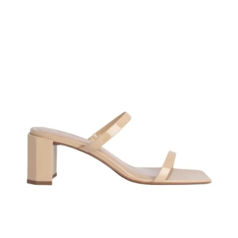 By Far Tanya Slide Slippers Women's Light Brown-1