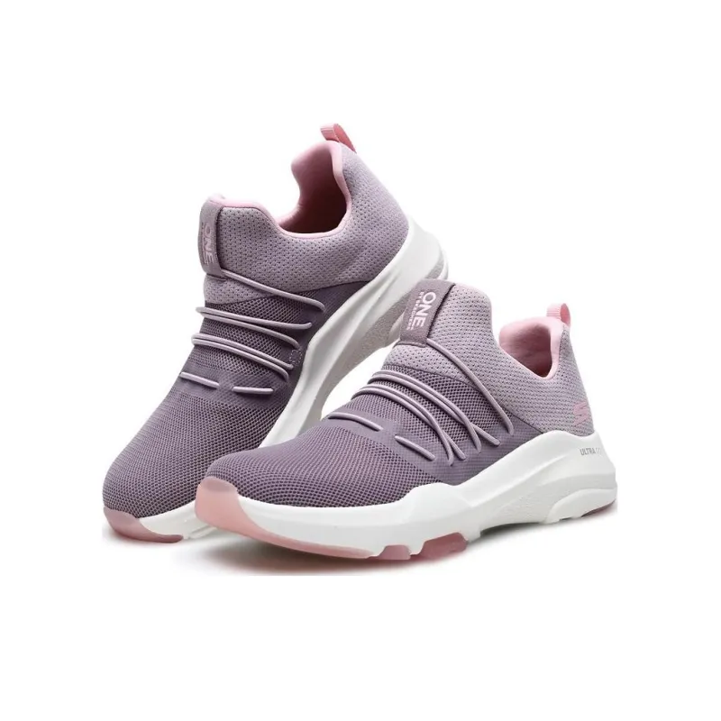 Skechers Element Ultra Anti-Slip And Wear-Resistant Rebound Mid-Top Sports Casual Shoes Women's Purple Pink-2