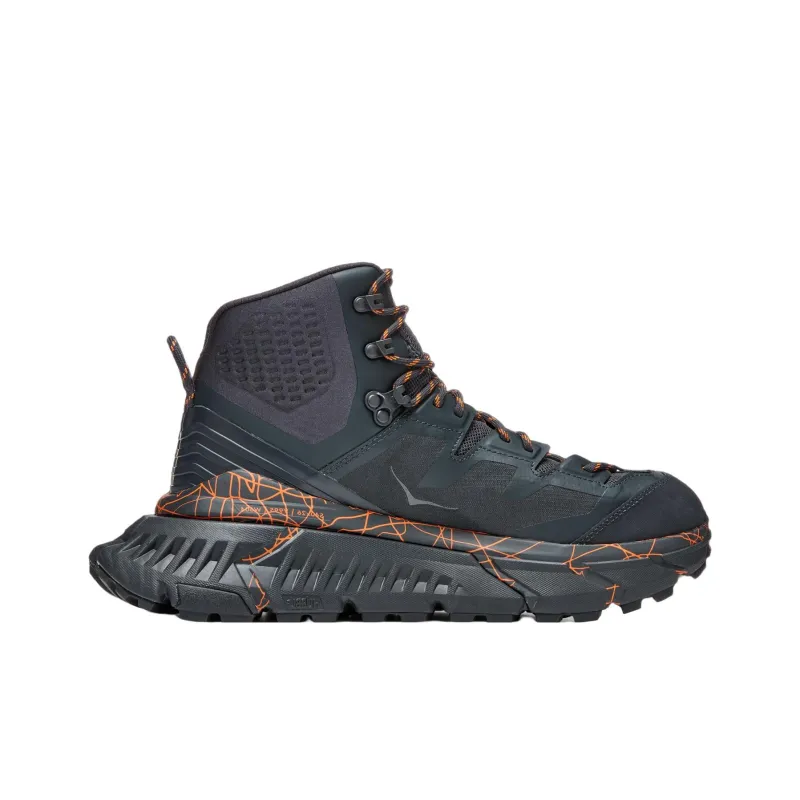 HOKA ONE ONE Tennine Hike Gore Tex Blue Graphite Persimmon Orange-1