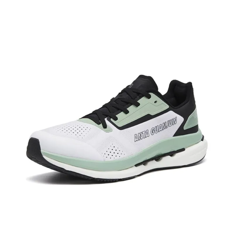 Anta Leak Blade Lightweight Rebound Low Top Running Shoes Men's Stone Green-1
