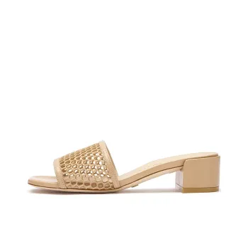Stuart Weitzman/SW Cayman Slide Slippers Women's Nude Pink
