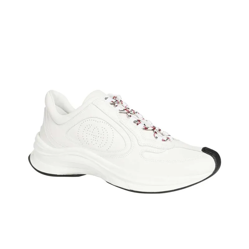 GUCCI RUN Low Top Sports Casual Shoes Men's White-1