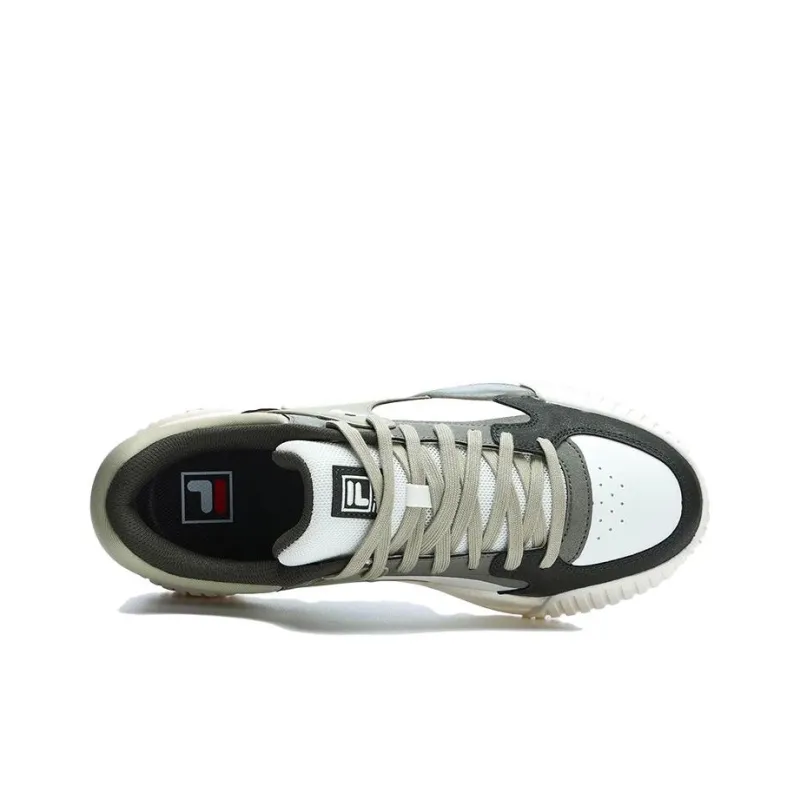 FILA BLOCKS Low Top Skateboard Shoes Men's White Green-3