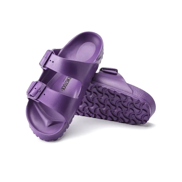 Birkenstock Arizona EVA Slip-Resistant Slide Slippers Unisex Purple Narrow Fit-3
