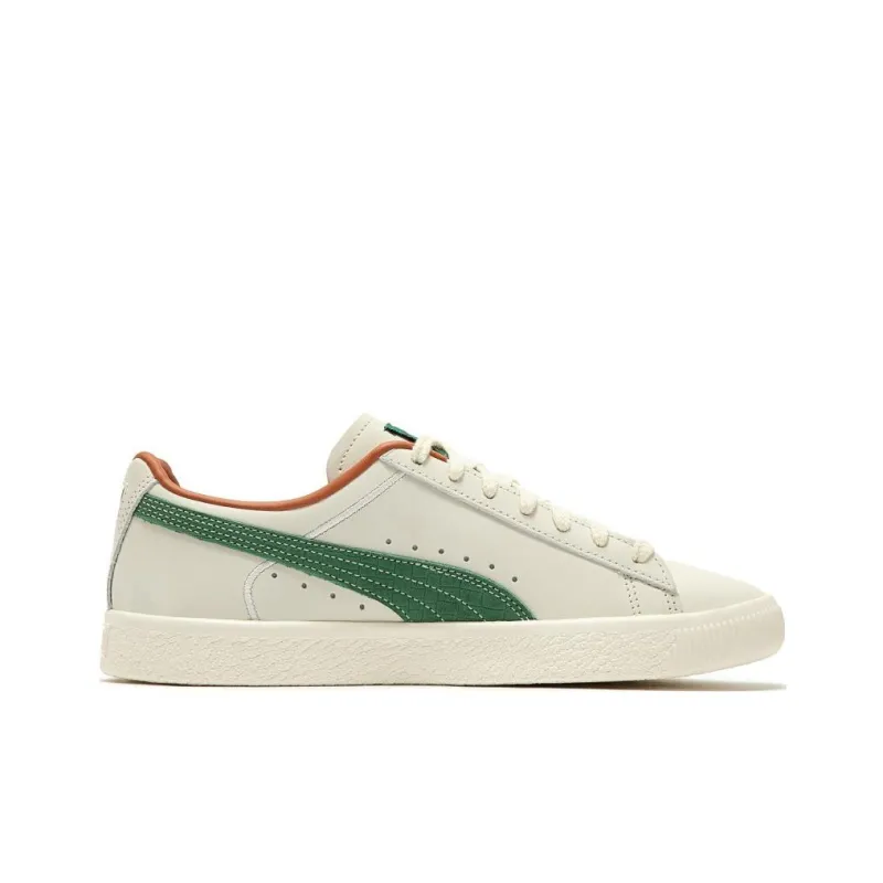 PUMA Clyde Fg Pristine White Vine Green-1