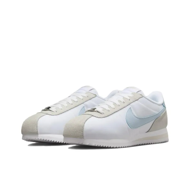 Nike Cortez Textile White Light Orewood Brown Summit White Light Armory Blue Women's-2