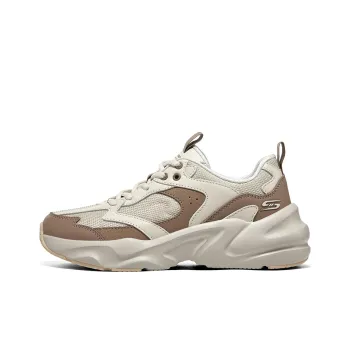 Skechers Bob's Treading Waves Anti Slip Wear Resistant Low Top Casual Shoes Women's Beige Brown