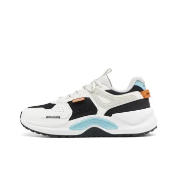 XTEP Light year 3.0 Anti Slip Wear Resistant Low Top Sports Casual Shoes White Black Blue