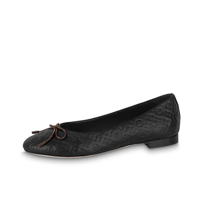 LOUIS VUITTON Lv Nina Flat Ballerina Shoes 'Black Monogram' Women's-0