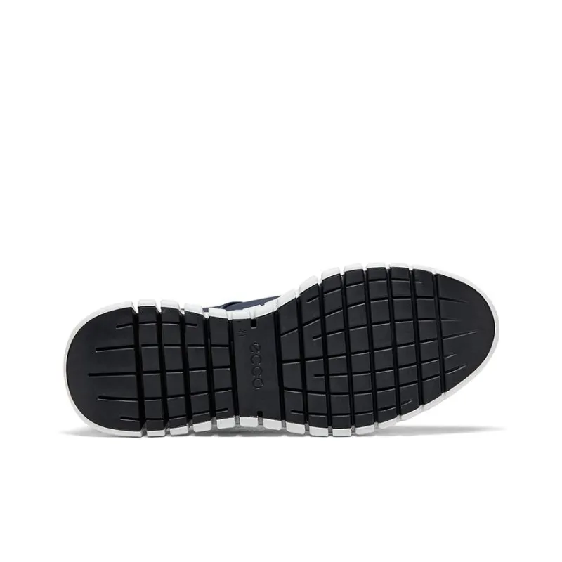 Ecco Smart Series Low Top Sports Casual Shoes Men's Ocean Blue-4