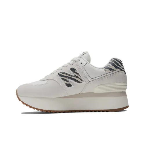 New Balance 574 Plus Sea Salt Animal Print Women's